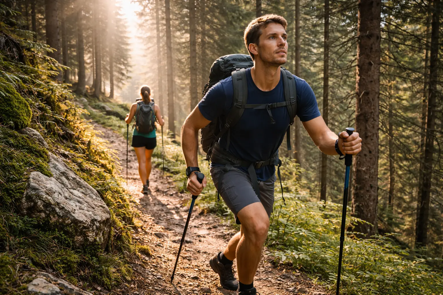 Training walk for trekking preparation